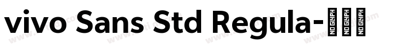 vivo Sans Std Regula字体转换